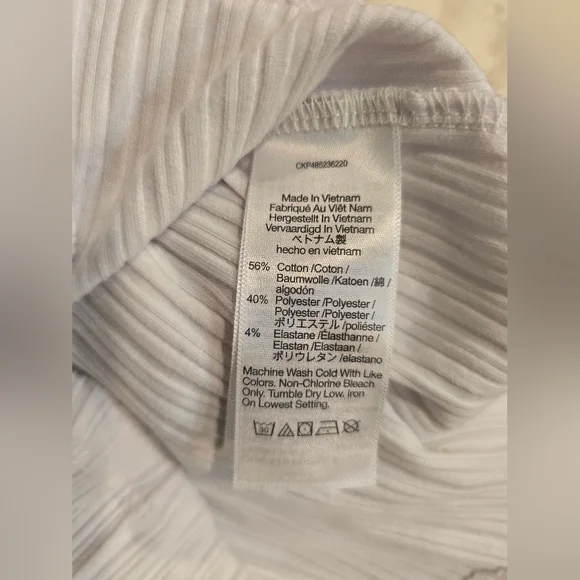 Madewell Ribbed Off-the-Shoulder Top white medium $62 - Picture 7 of 8